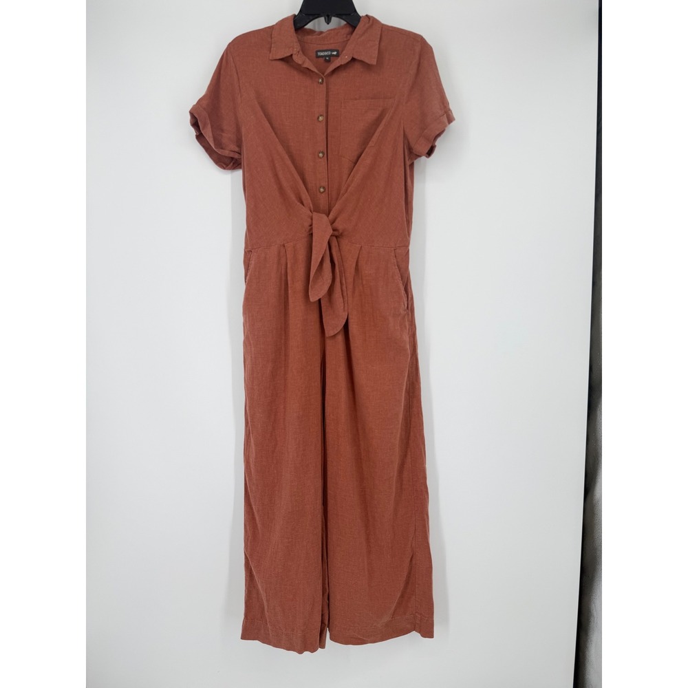 Toad&Co Womens Jumpsuit Medium Boho Festival Cottagecore Coastal Chic Minimalist